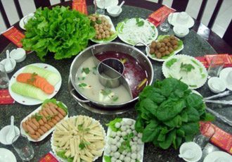 冬季吃火锅必点六道菜(图)