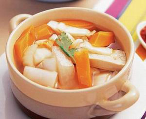 涮火锅离不开白萝卜(图)